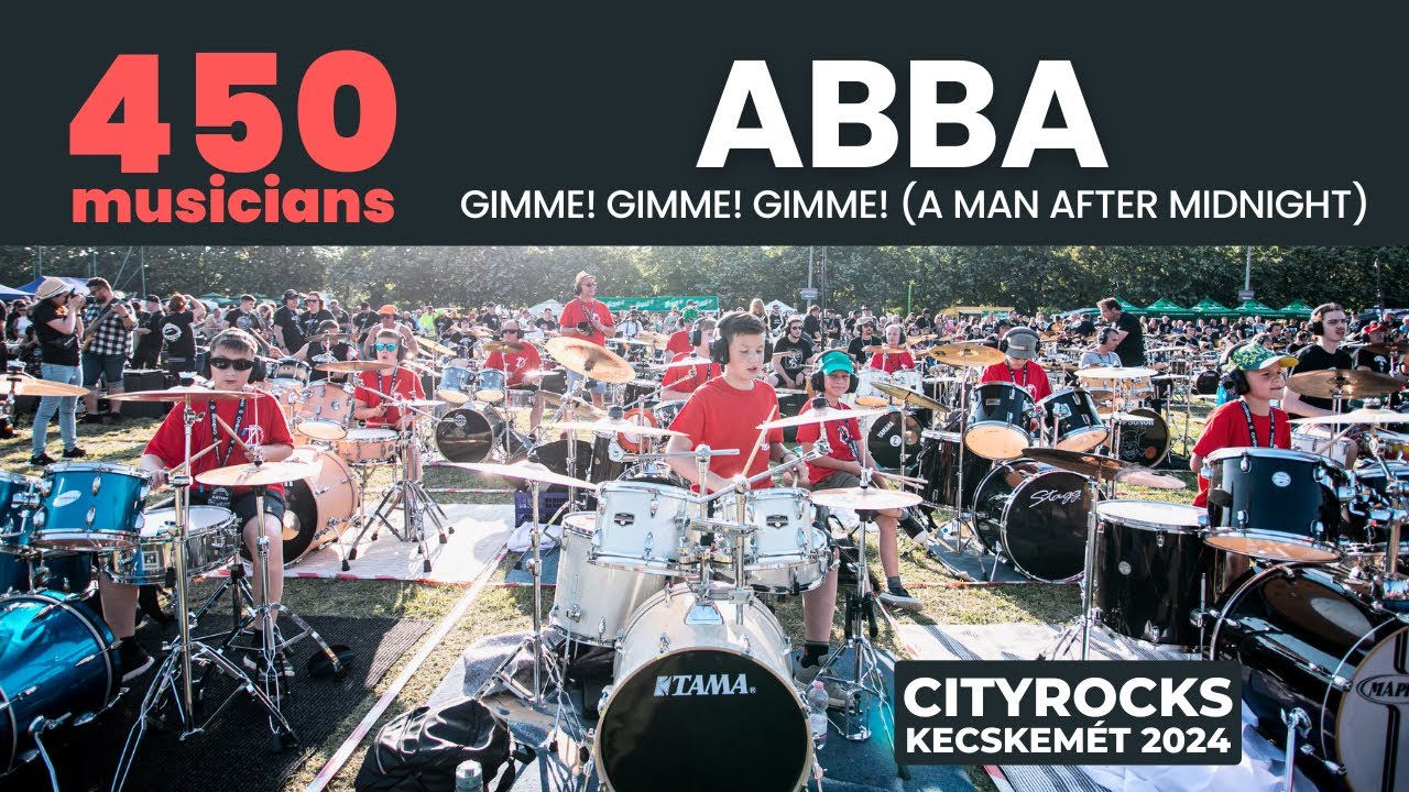 ABBA's Gimme! Gimme! Gimme! Flashmob in Kecskemét 🎸