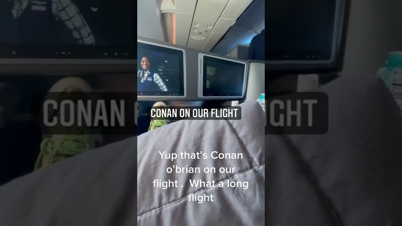 Best Flight EVERRR! #shorts #celebrity #funny #conanobrien
