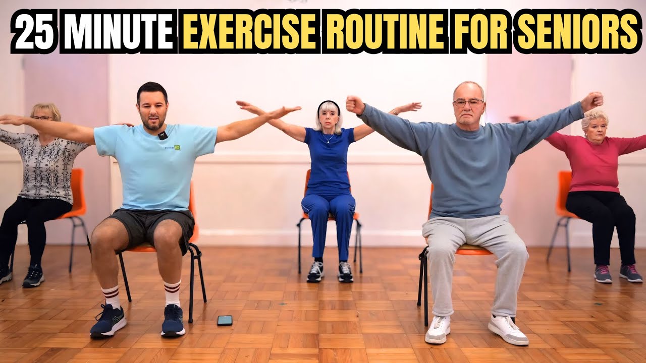 25-Minute Exercise Routine for Seniors 60+ 🧓