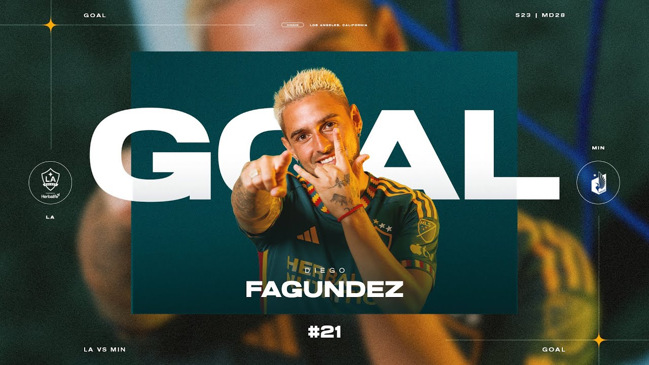 Diego Fagundez Scores His First LA Galaxy Goal