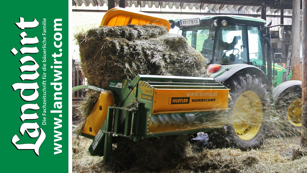 Effizientes Rundballen-Auflösen mit Hustler Chainless 2000 & SL 360 X 🚜