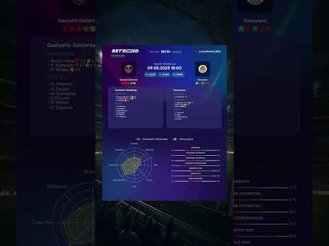 ⚽️ Gazişehir Gaziantep vs Alanyaspor MATCH PREVIEW | Advanced Stats & Prediction 09.05.2025