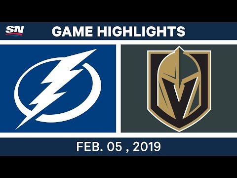 NHL Highlights | Lightning vs. Golden Knights - Feb. 5, 2019