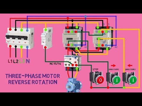 Three-Phase Motor Forward & Reverse Wiring Guide