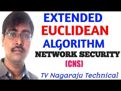 EXTENDED EUCLIDEAN ALGORITHM || MULTIPLICATIVE INVERSE || MATHEMATICS OF ASYMMETRIC CRYPTOGRAPHY