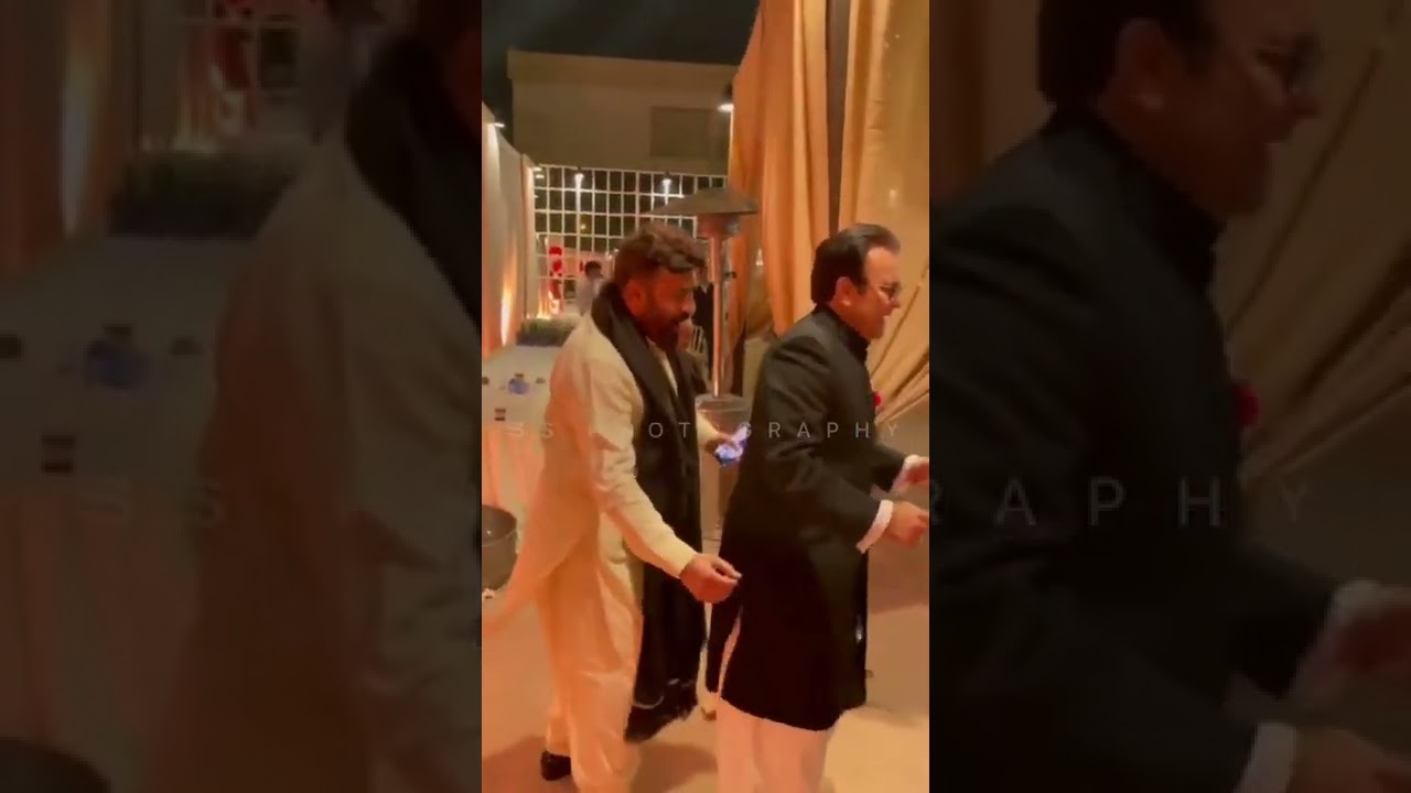 Yasir Nawaz and Behroze Sabzwari Share a Dance at a Wedding Celebration
