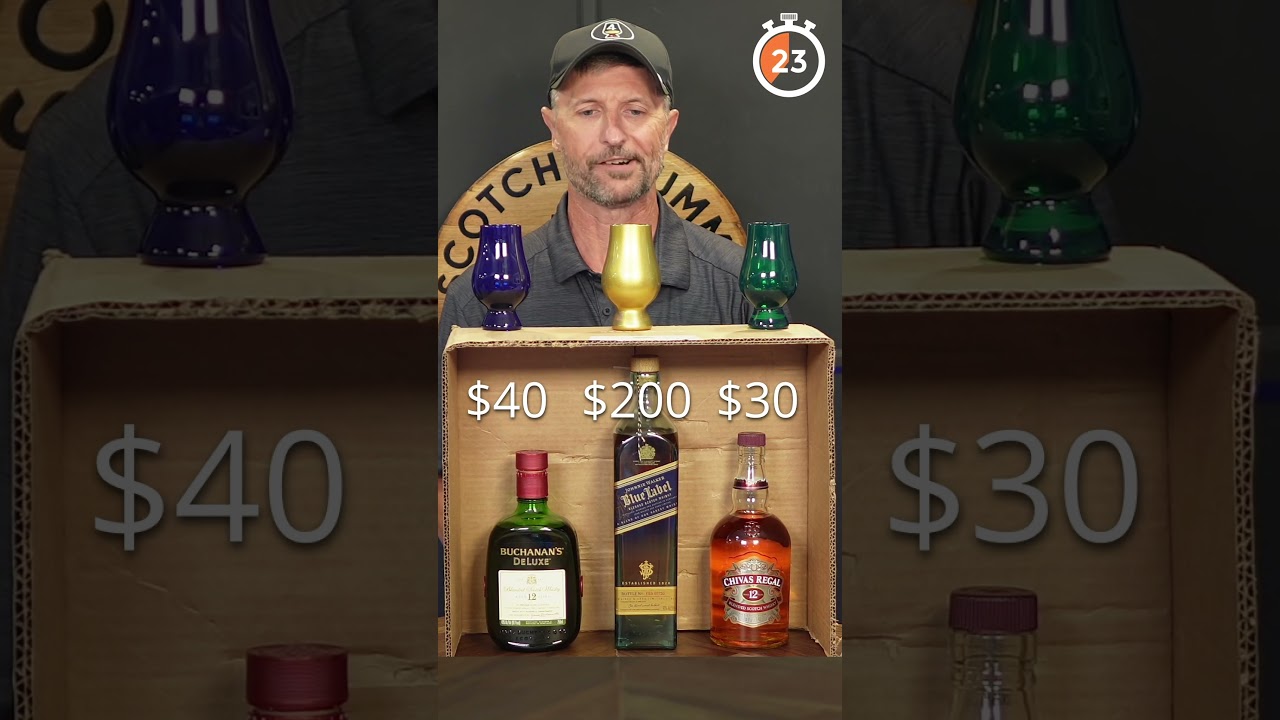 Johnnie Walker Blue vs Chivas Regal 12 & Buchanan's 12