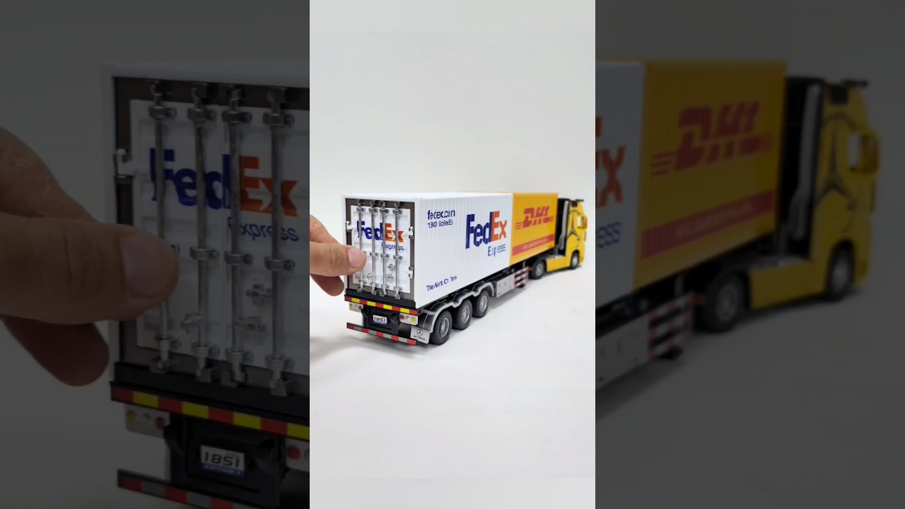 Mercedes Benz Actros & Container Diecast Set 🚚