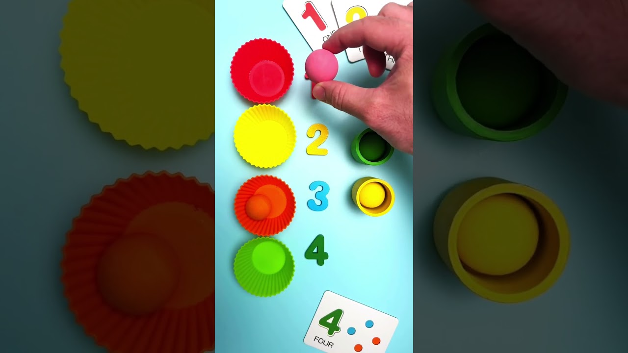 Counting to 4! Fun Toddler Learning 🧸