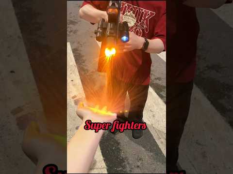 super hero strong fight gun 👽#superhero #shorts #superman #fighter #ironman #shotgunhandcam l
