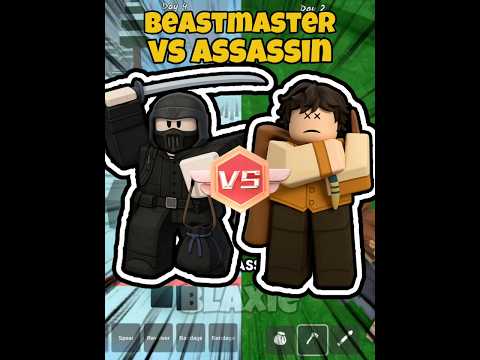 Beastmaster vs Assassin 🔥 99 nights in the forest #robloxedit