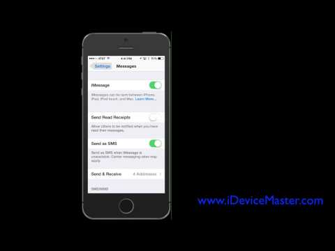 How to Turn Off Read Receipts in iMessage in iOS 7