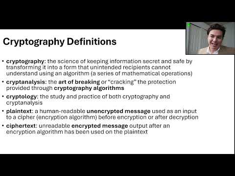 Cryptography, Cryptanalysis, Cryptology, Cleartext, Ciphertext