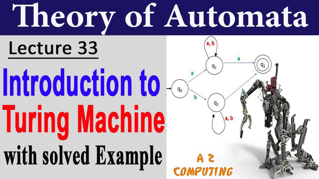 Turing Machine کا تعارف اور مثال کے ساتھ تفصیل