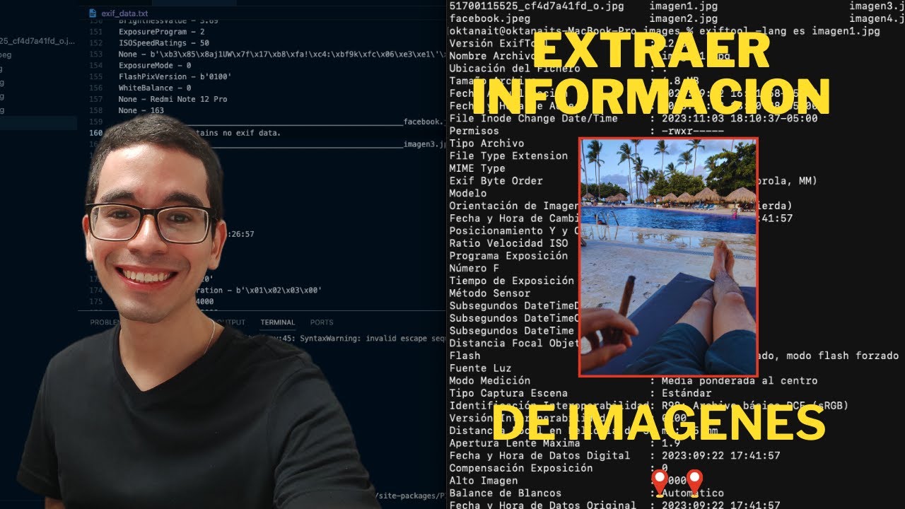 Cómo Extraer Metadatos de Fotos con Python y ExifTool 📸