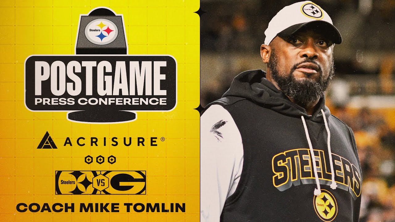 Coach Mike Tomlin Breaks Down Steelers' Week 8 Win vs. Packers π