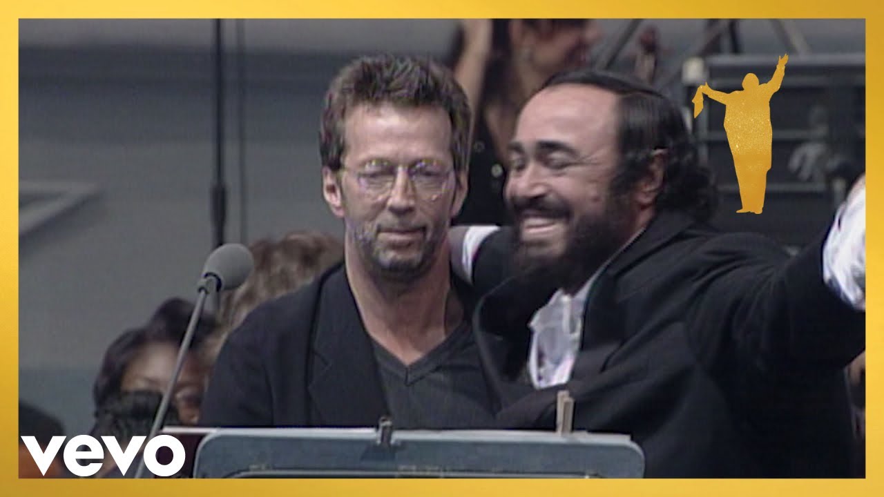 Eric Clapton & Luciano Pavarotti Perform 'Holy Mother' Live 🎶