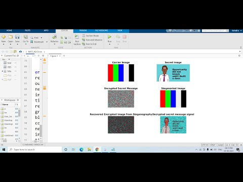 Integration of Cryptography and Steganography using Matlab for secure communication