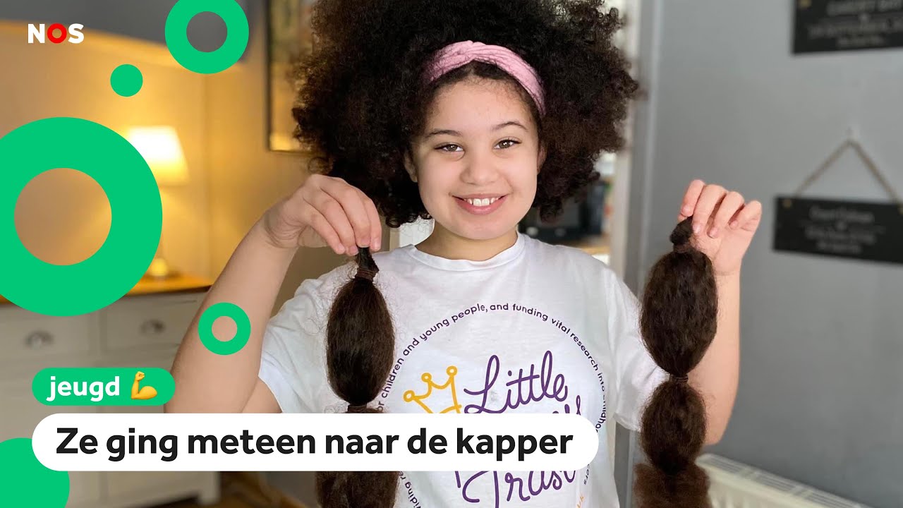 Na 6 jaar wachten: Poppy (11) donert haar prachtige afro-haar voor zieke kinderen ✨