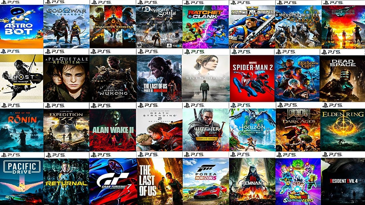 Top 50 PS5 Games of All Time (2025 Update)