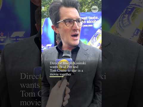 'F1' director Joseph Kosinski wants to cast Brad Pitt and Tom Cruise in a movie together #shorts