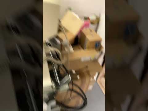 Unnecessarily complex connection Farting HP Dumb Terminal #vintagecomputing #thermalprinter #modem