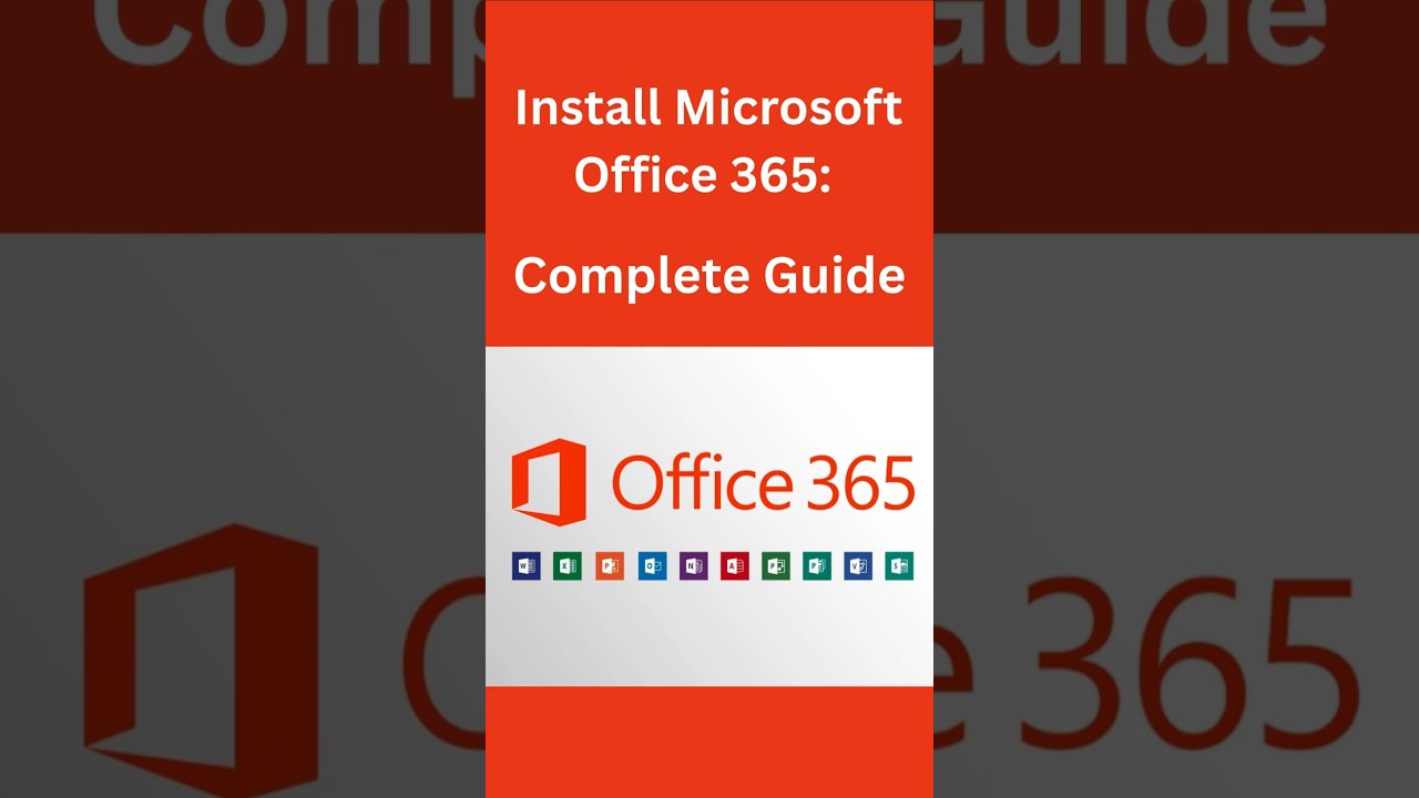 Microsoft Office 365 Installation Guide 🔧