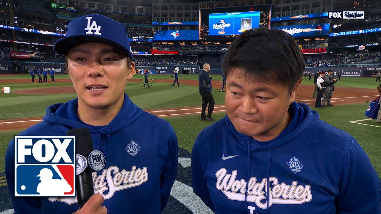 Yoshinobu Yamamoto Reacts to Dodgers' Thrilling Game 6 Victory & Looks Ahead to World Series Game 7 ⚾
