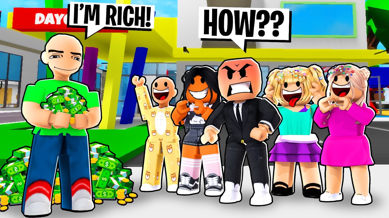 Daycare Bobby Turns Billionaire! 💰 | Roblox Brookhaven RP Adventure