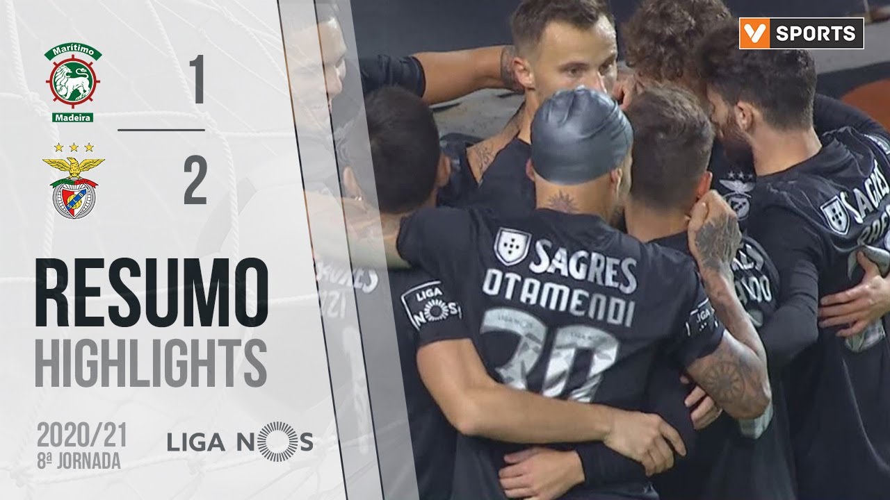 Benfica conquista vitória emocionante por 2-1 sobre o Marítimo na Liga Portugal ⚽