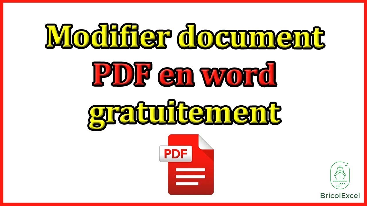 Convertir PDF en Word gratuitement