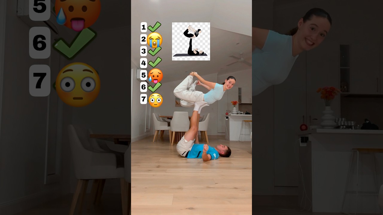 YOGA COUPLE CHALLENGE! 🧘‍♀️ #shorts