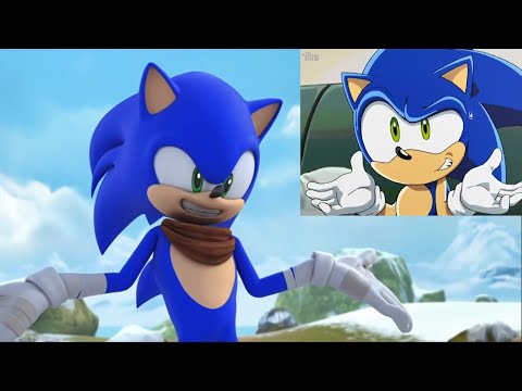 Sonic X gotta go fast but with Sonic Boom clips