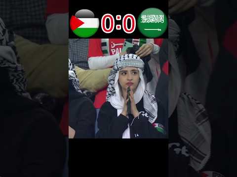 Palestine vs Kingdom of Saudi Arabia football match highlight #short #shortvideo #shorts #football
