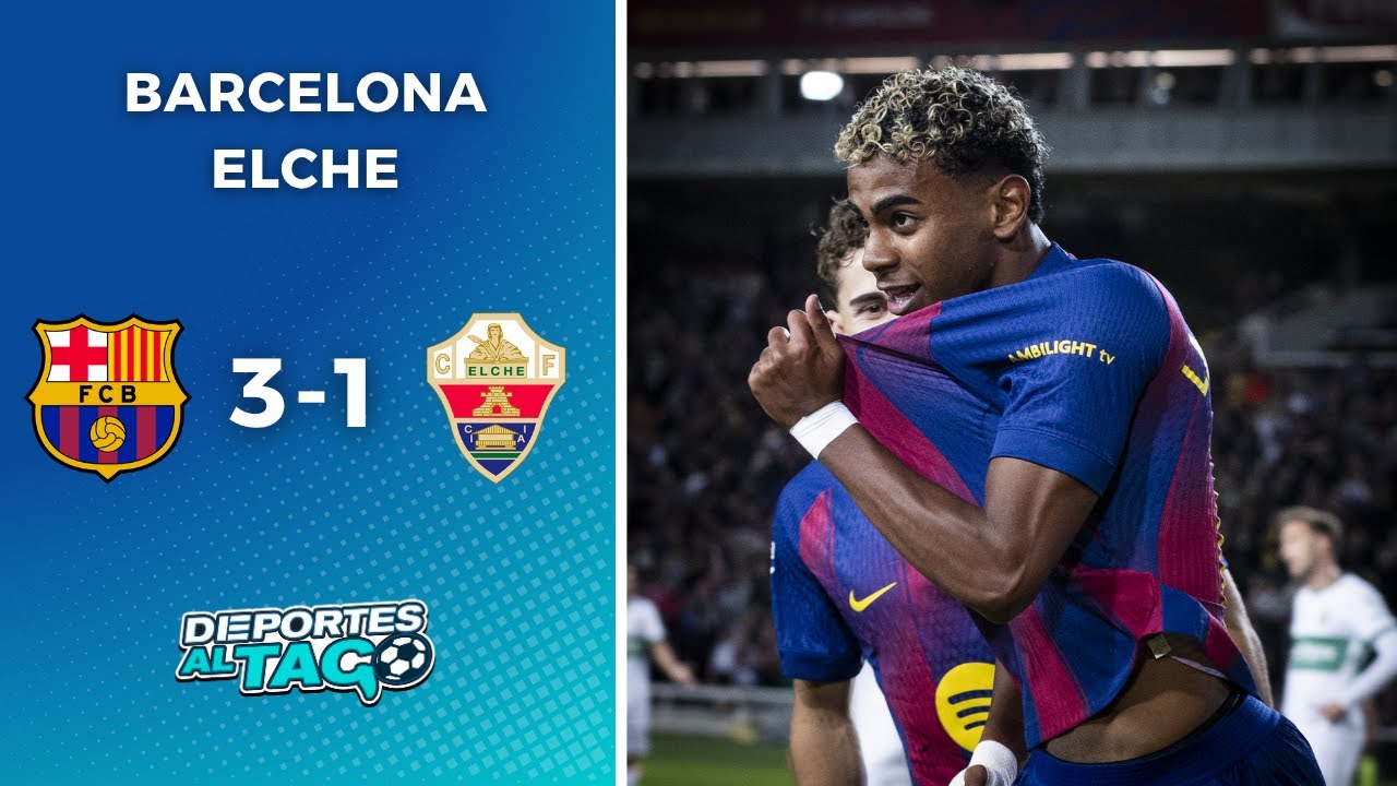 Barcelona vs Elche en Vivo | Jornada 11 de La Liga ⚽ ¡No te lo pierdas!