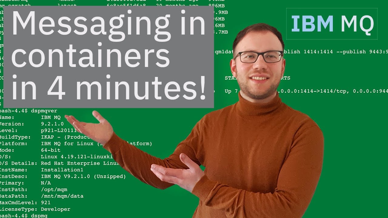Quick Guide: Install IBM MQ in a Container in Just 4 Minutes π