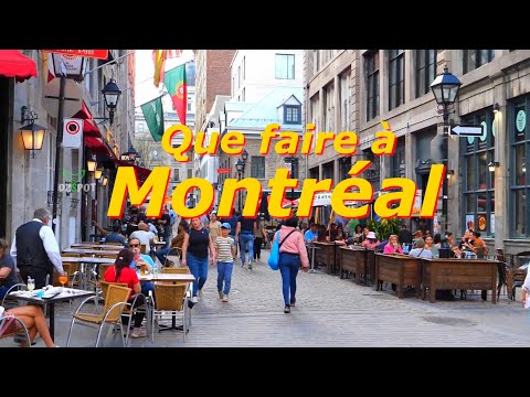 Top 10 des Endroits à Visiter à Montréal au Canada - Voyage Vidéo - 4K