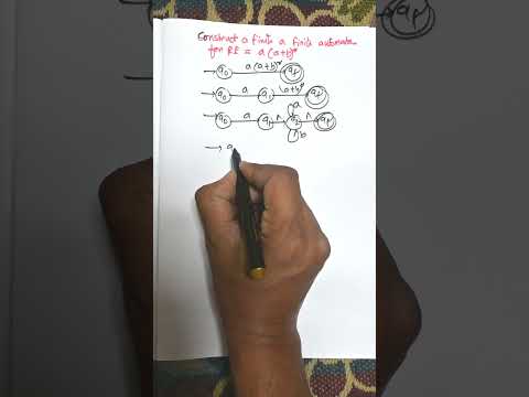 Construction of Finite Automata from Regular Expressions #shortsedu #computerscience #toc