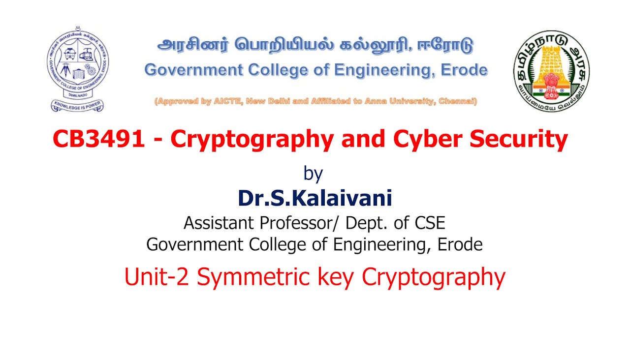 Master the Mathematics Behind Symmetric Cryptography | CCS Unit-2 Lecture 1 🔐