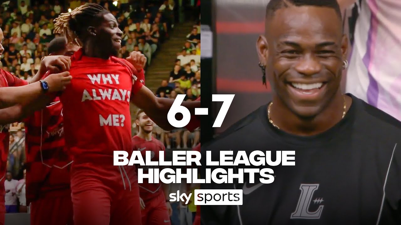Legends & Creators Clash! Chunkz, KSI, Balotelli & Okocha Shine in Baller League Highlights ⚽