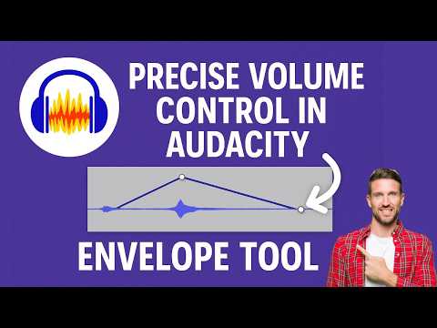 Precise volume control in Audacity to mix background music