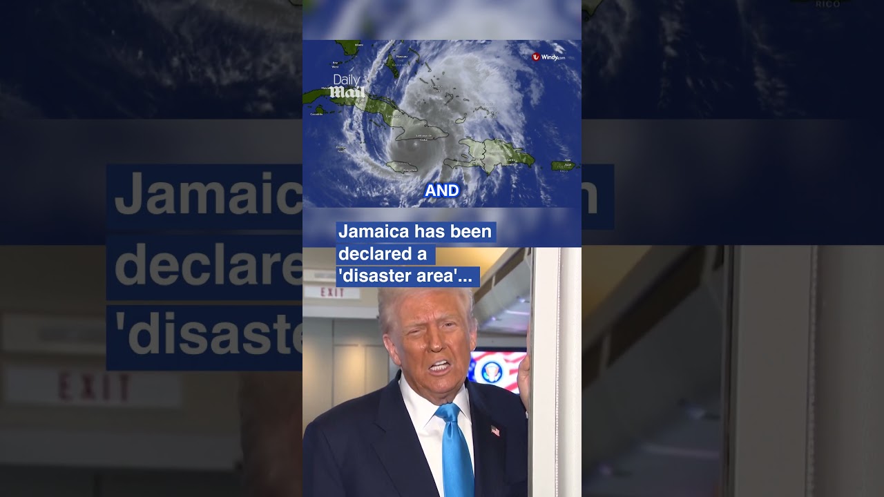 Trump Ready to Help Jamaica After Hurricane Melissa 🌪️