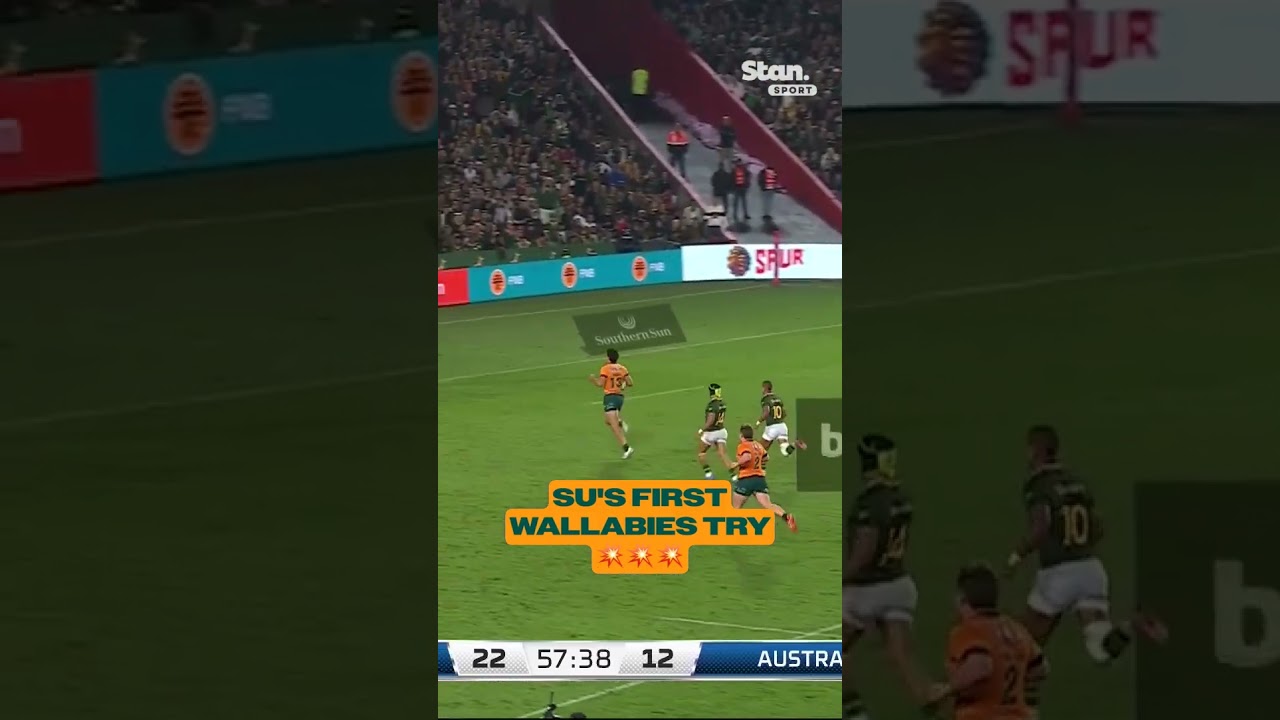 First Gold Try!🔥 Relive the Excitement | Wallabies Rugby