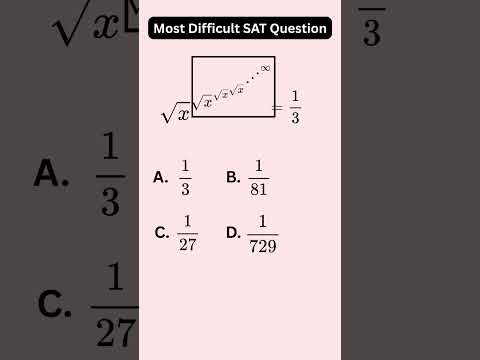 Most Confusing SAT Question #math #education