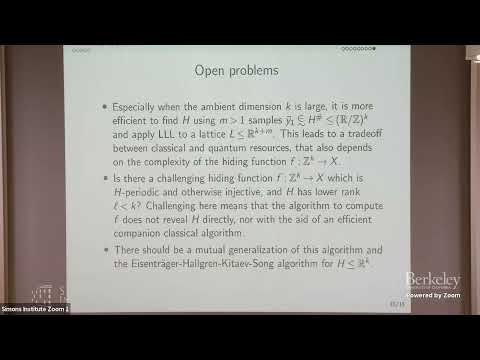 The Hidden Subgroup Problem for Infinite Groups