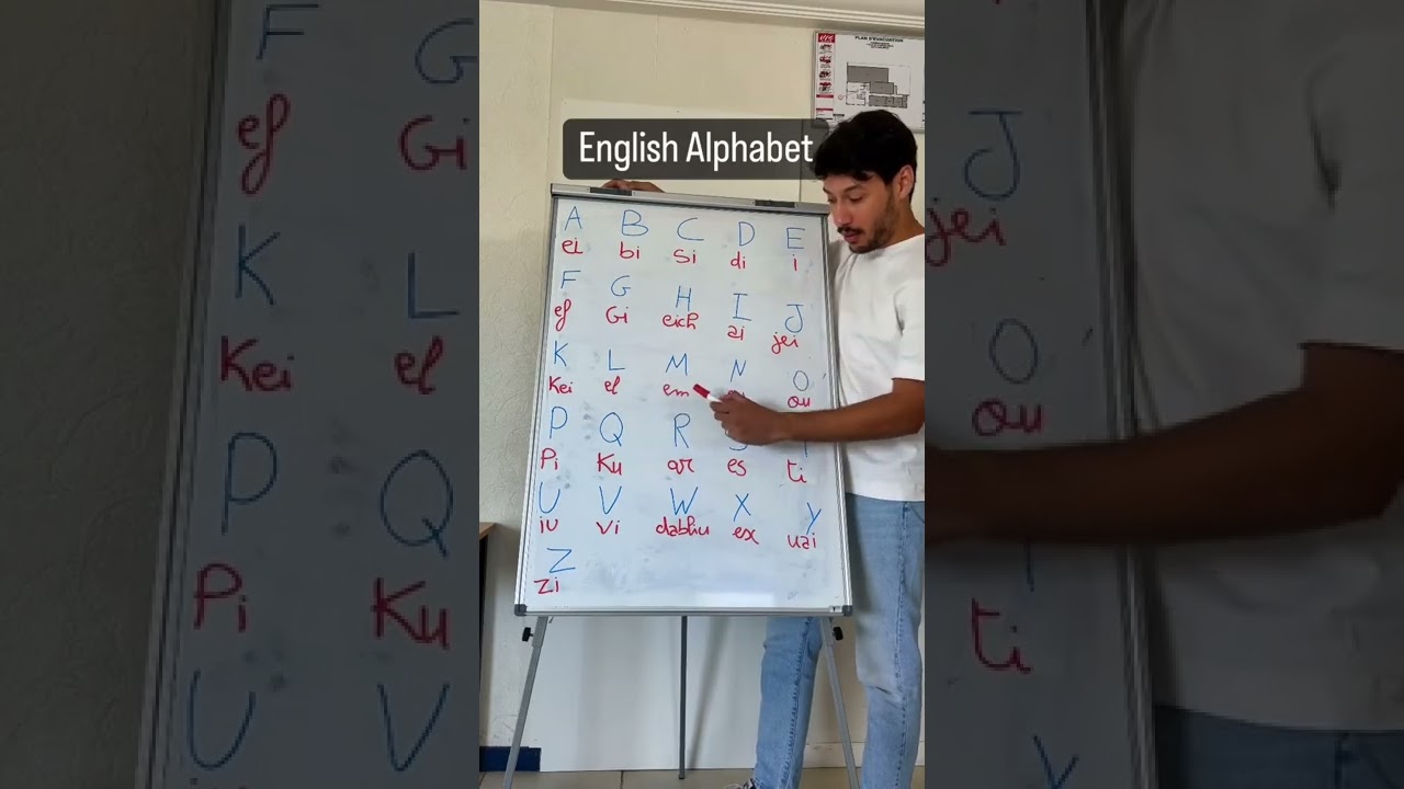 Apprenez les 26 lettres de l'anglais 📚