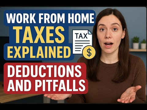 Work From Home Taxes Explained: Deductions & Pitfalls