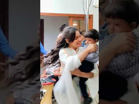 |Sukaina Khan|| fahad sheikh| humaira bano Holding Baby in a Funny Mood | BTS of Ishq Tumsa Hua