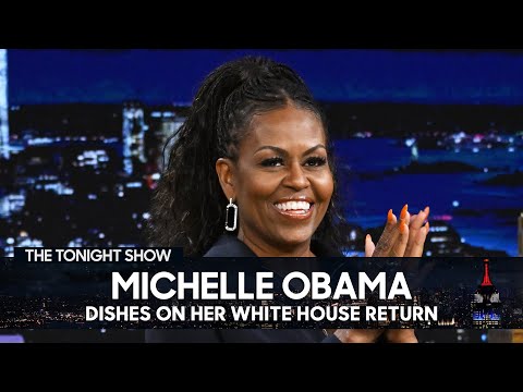 Michelle Obama Dishes on Her White House Return and Her Friendship with Oprah Winfrey | Tonight Show