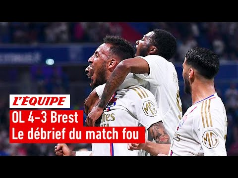 OL 4-3 Brest : Le débrief d'un match complètement fou